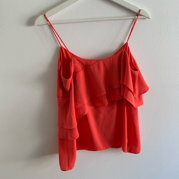 J Crew Drapery Ruffle Cami Top - Picture 3 of 6